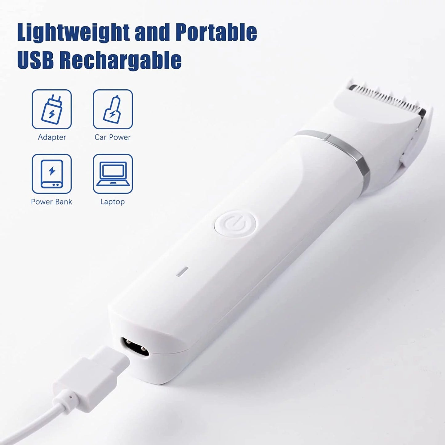 Groom Your Furry Friends Like a Pro! πΆβοΈ Rechargeable, Low Noise Dog Clippers with 4 Trimmer Heads for All Pets!