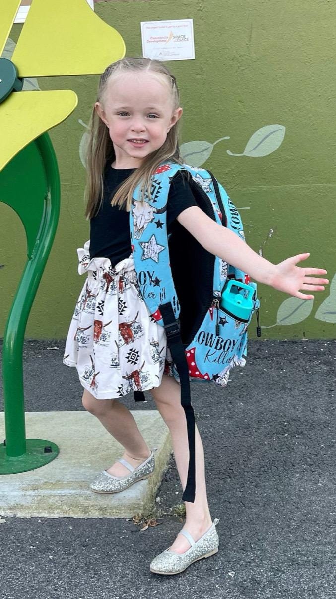 Girls Cowgirl Skirt | Western Longhorn Aztec Print Skirt