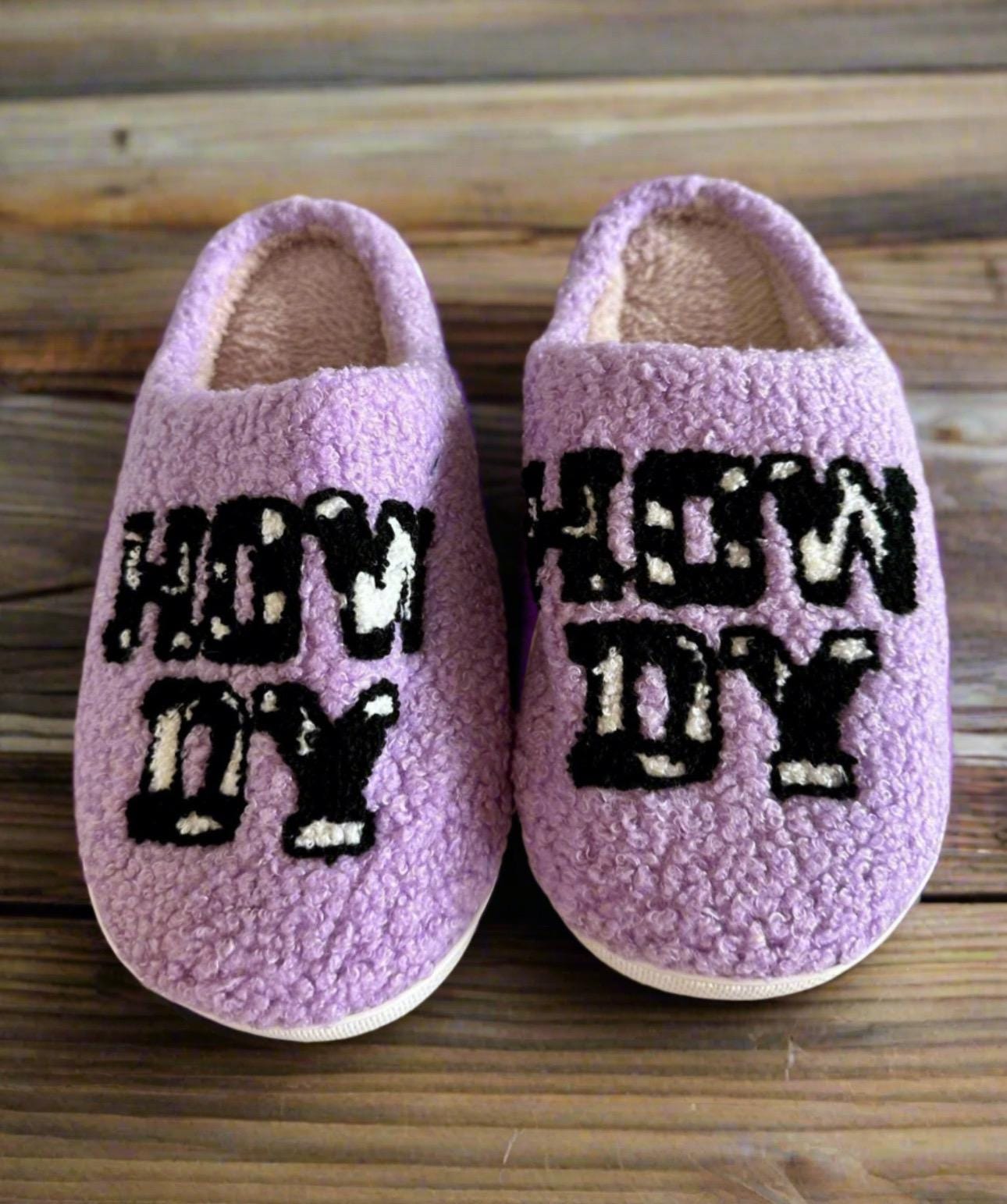 Howdy Cowgirl GIFT, Western Slippers