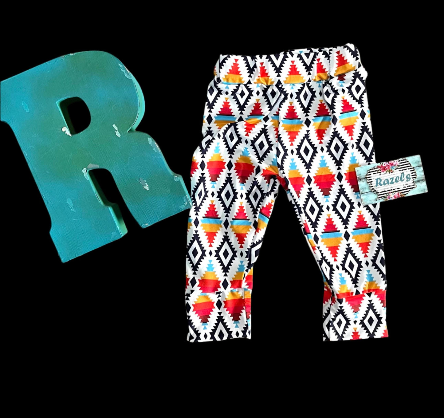 Kids Aztec Pants & Howdy T-Shirt, Retro Howdy