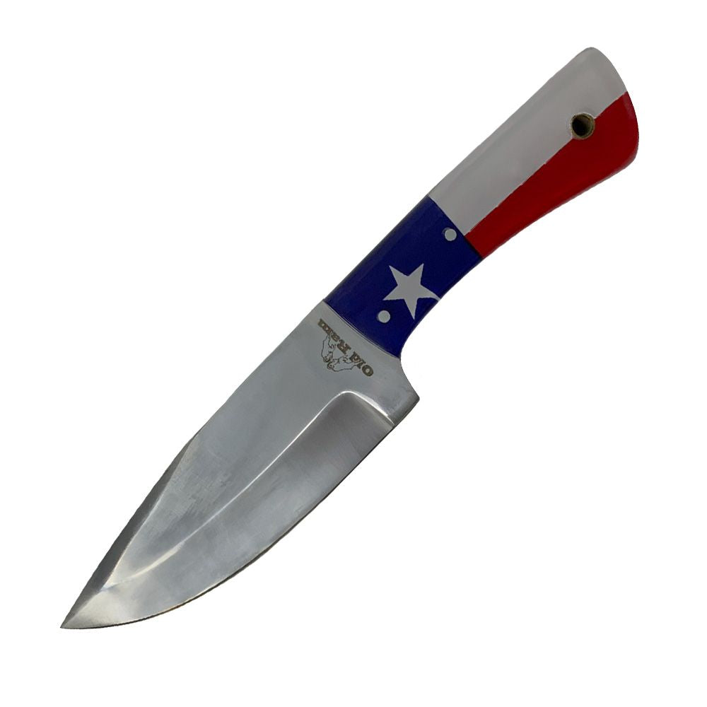 Old Ram Handmade Texas Flag Hunting Knife OR-234