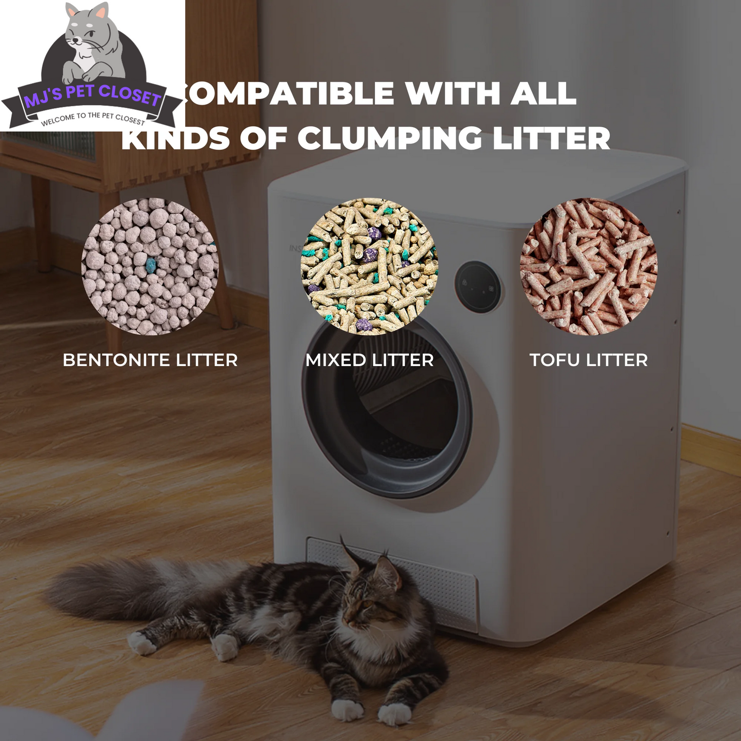Say goodbye to scooping! πΎ Meet the Purrclean Self-Cleaning Cat Litter Box β now with app control and 5Ghz & 2.4Ghz Wifi support! π±β¨