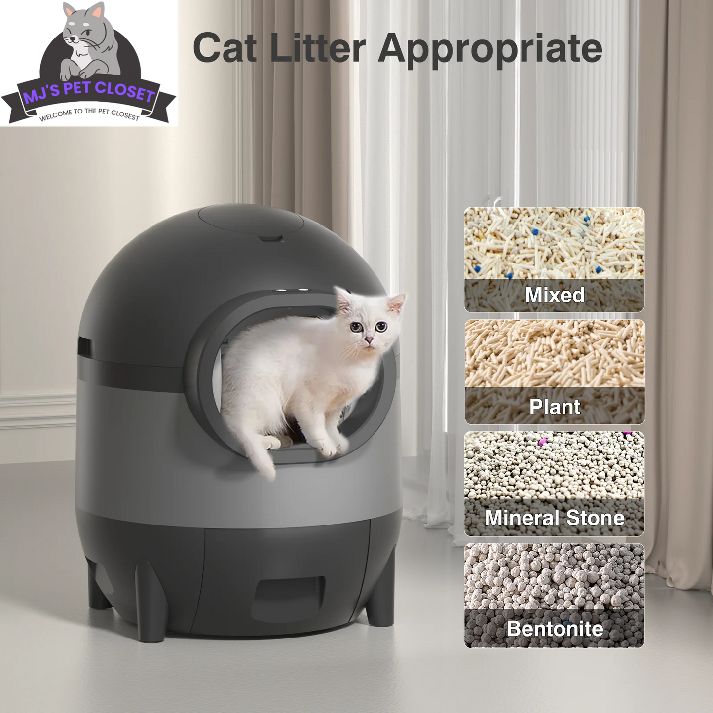 Say goodbye to scooping! πΎβ¨ Meet the ultimate Self-Cleaning Cat Litter Box with WiFi & app control! Perfect for multiple cats and designed for easy living! π±π