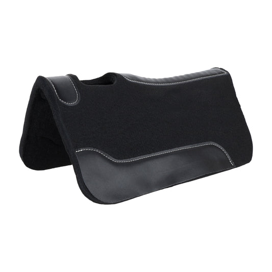 24" x 24" Black Contoured Felt Saddle Pad 14-4595