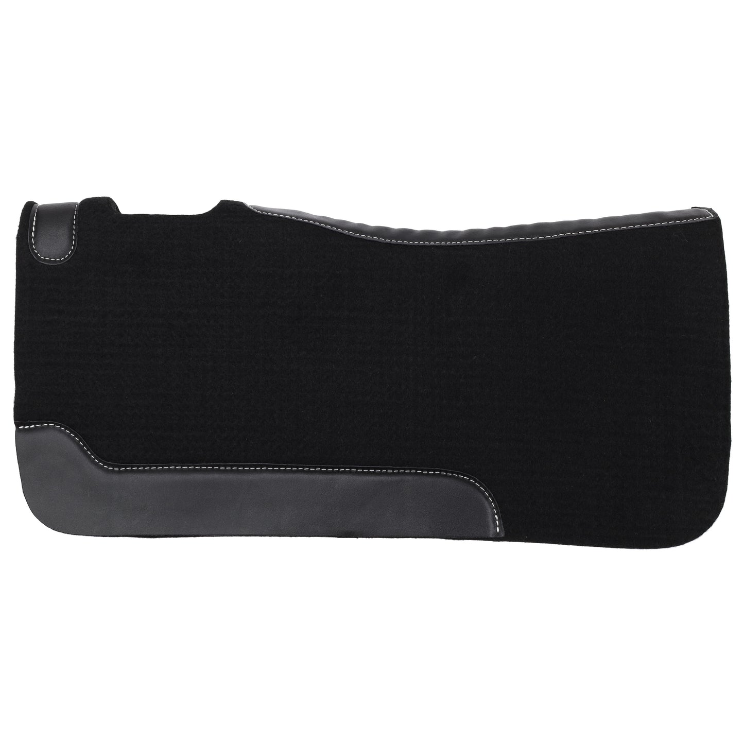 32" x 32" Black Contoured Felt Saddle Pad 14-5565