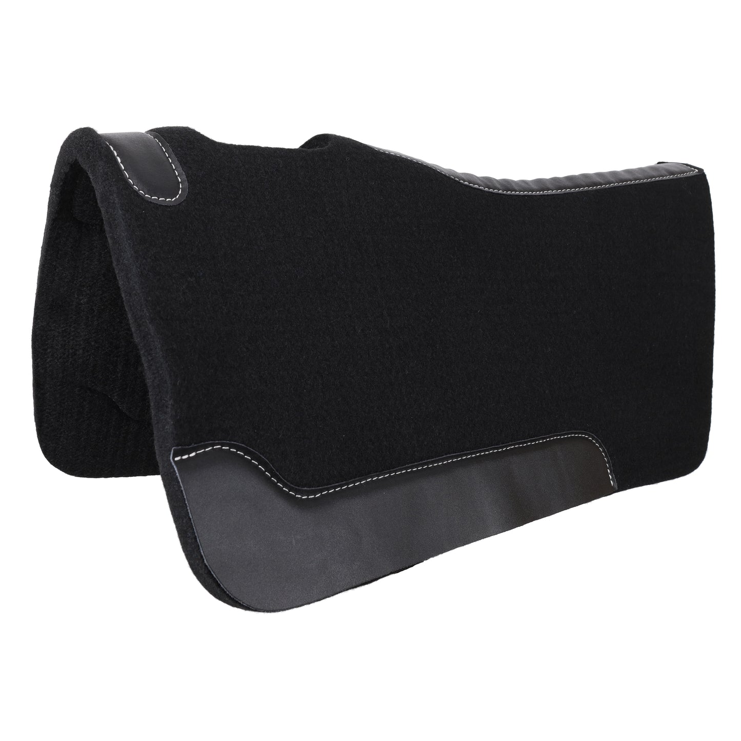 32" x 32" Black Contoured Felt Saddle Pad 14-5565