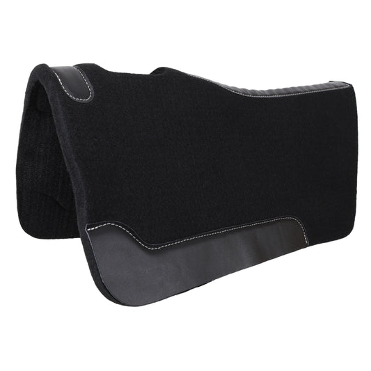 32" x 32" Black Contoured Felt Saddle Pad 14-5565