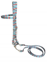 Showman Horse size Premium nylon browband headstall & Reins with bit with a Serape print design 14557H