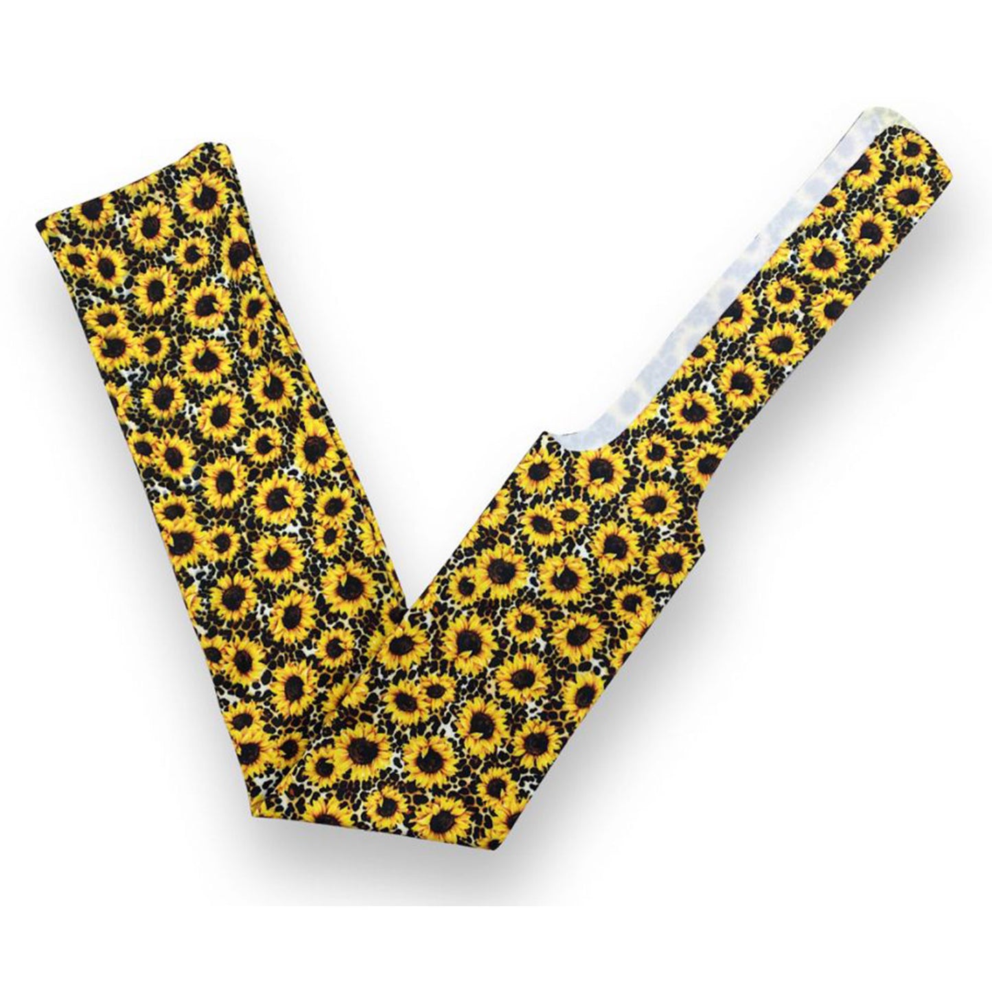 Showman Sunflower and Cheetah Lycra printed slip on tail bag 178002