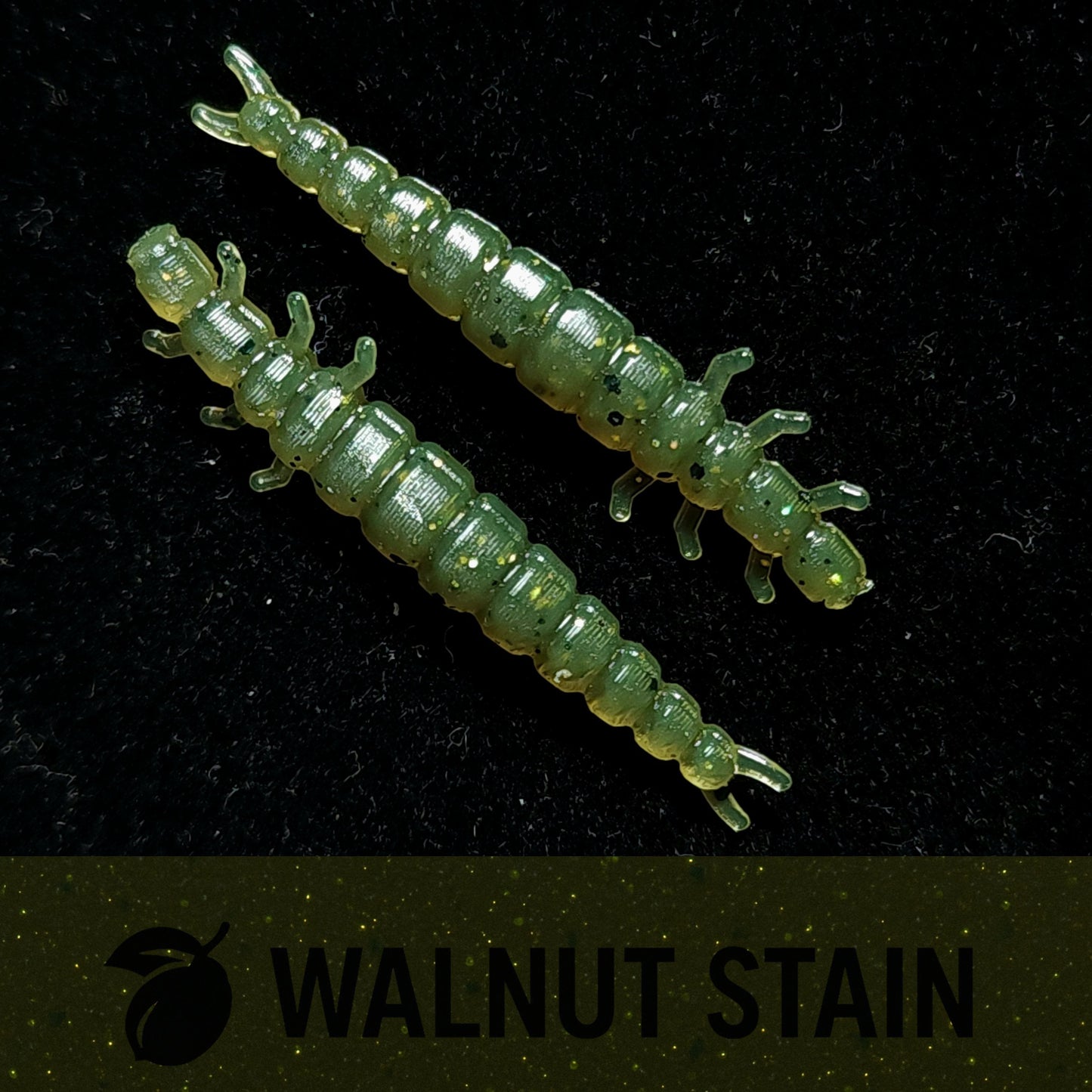 Jar of 1.3" Caddis Fly Larvae "Stream Weaver"