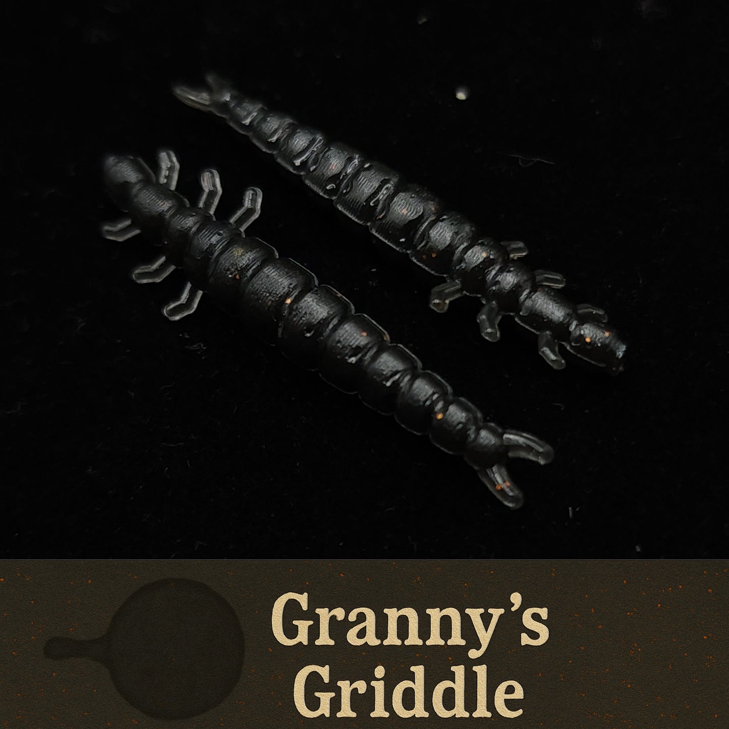 Jar of 1.3" Caddis Fly Larvae "Stream Weaver"