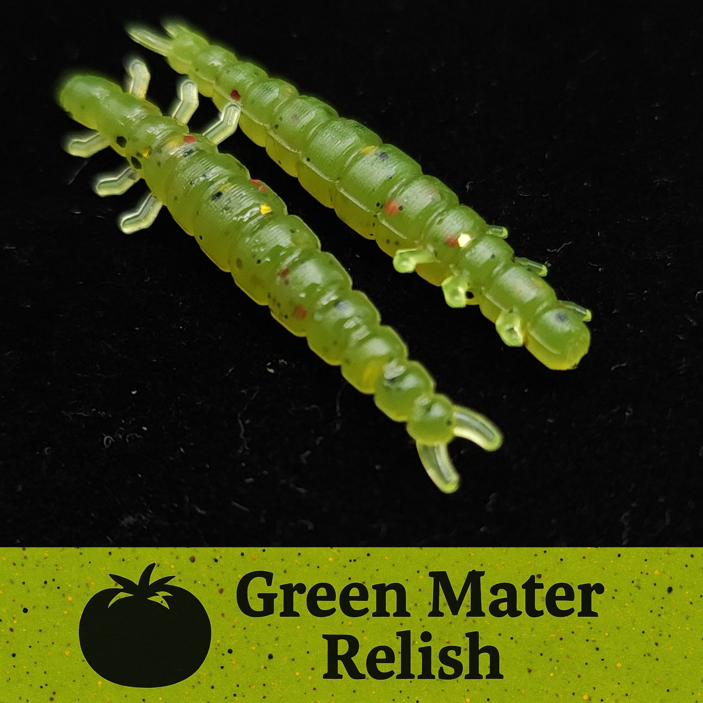Jar of 1.3" Caddis Fly Larvae "Stream Weaver"