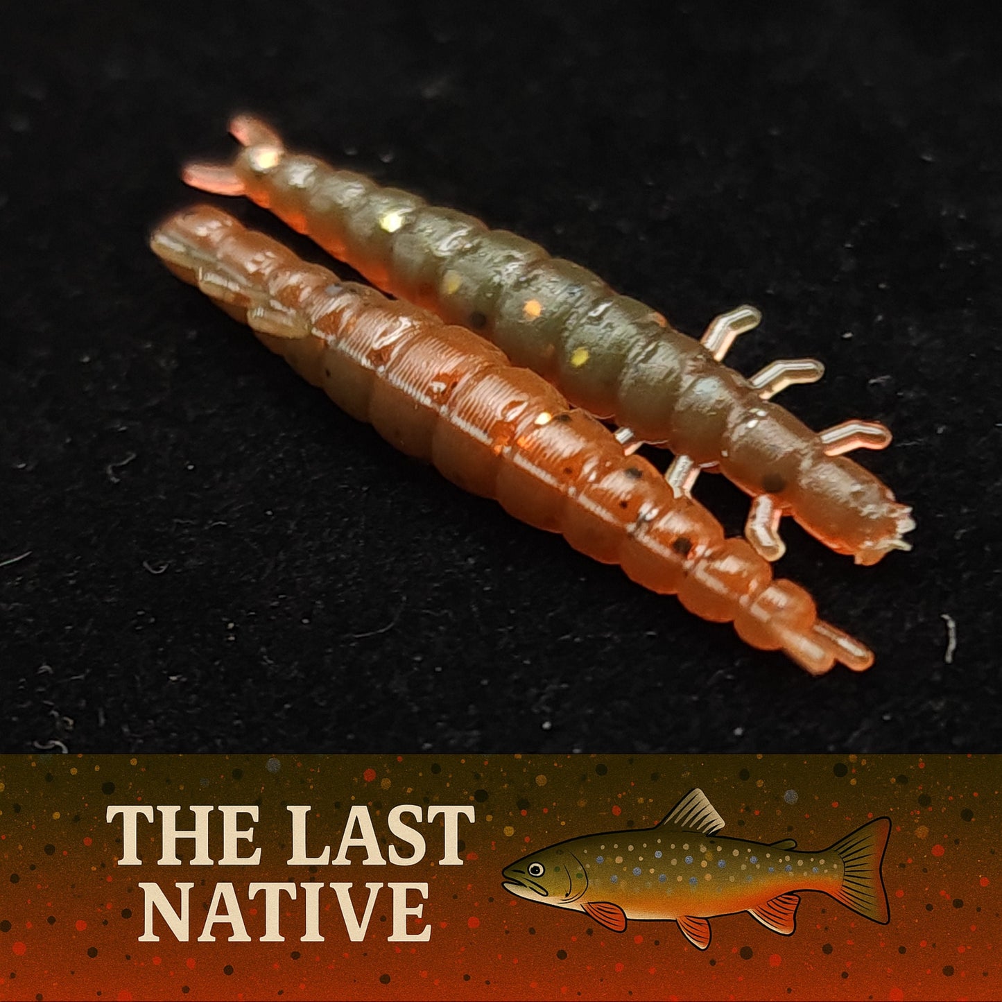 Jar of 1.3" Caddis Fly Larvae "Stream Weaver"