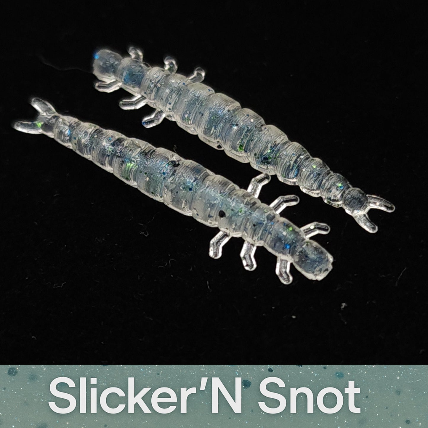 Jar of 1.3" Caddis Fly Larvae "Stream Weaver"