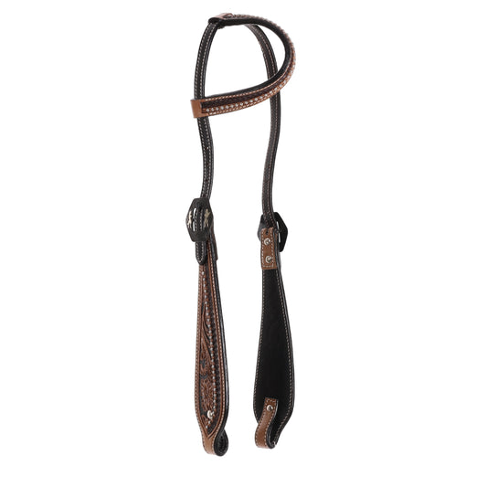 Showman One Ear Headstall with Angel and Devil Buckle 202888