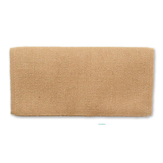 1314-23 San Juan Solid Sand 36x34 New Zealand Wool Saddle Blanket