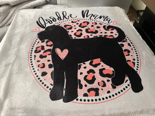 Cheetah Doodle Mama Blanket