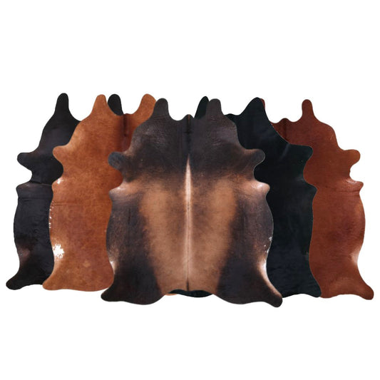 LG/XL Dark Tone Brazilian Hair on Cowhide Rug - 40-45 Sq. Ft. 5063