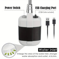 Multifunctional Portable Shower System – Easy USB Charging, Durable