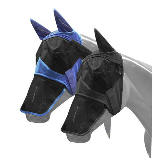 Showman Teddy fleece fly mask with detachable nose 72HH2016-410