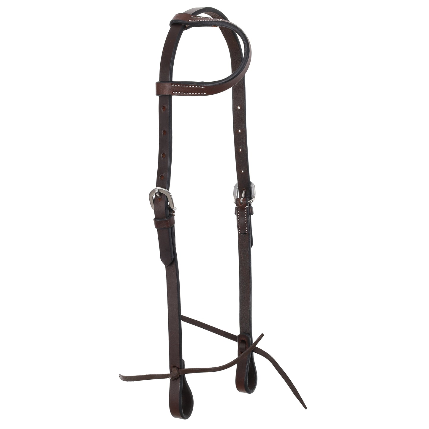 Showman Dark Oiled Argentina Cow Leather One Ear Headstall 89781