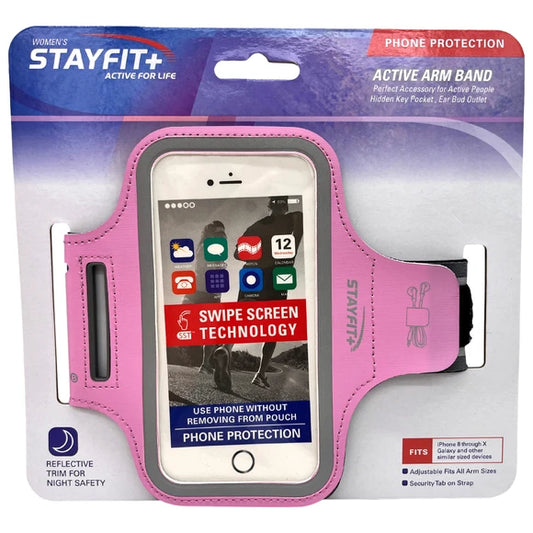 Stayfit Pink Active Armband Wallet Item # AE422