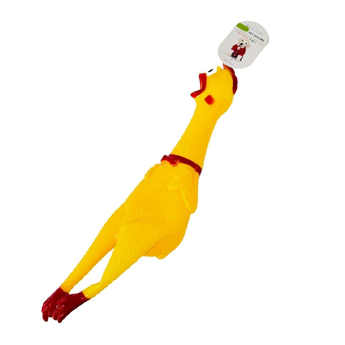 PS55
14" RUBBER CHICKEN SQUEAKY TO