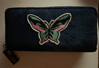 Denim Butterfly Wallet