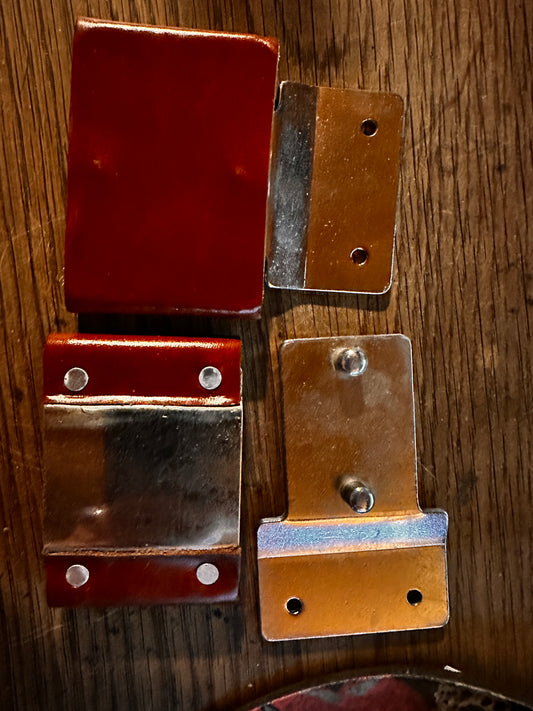 Blevins Buckle 3in. Leather Covered