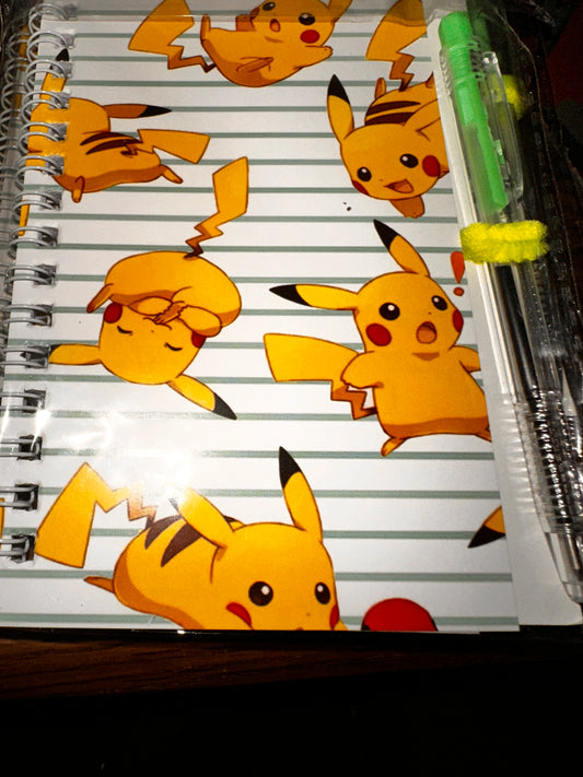 4.5"x5.5" Lined Notebook with Pen