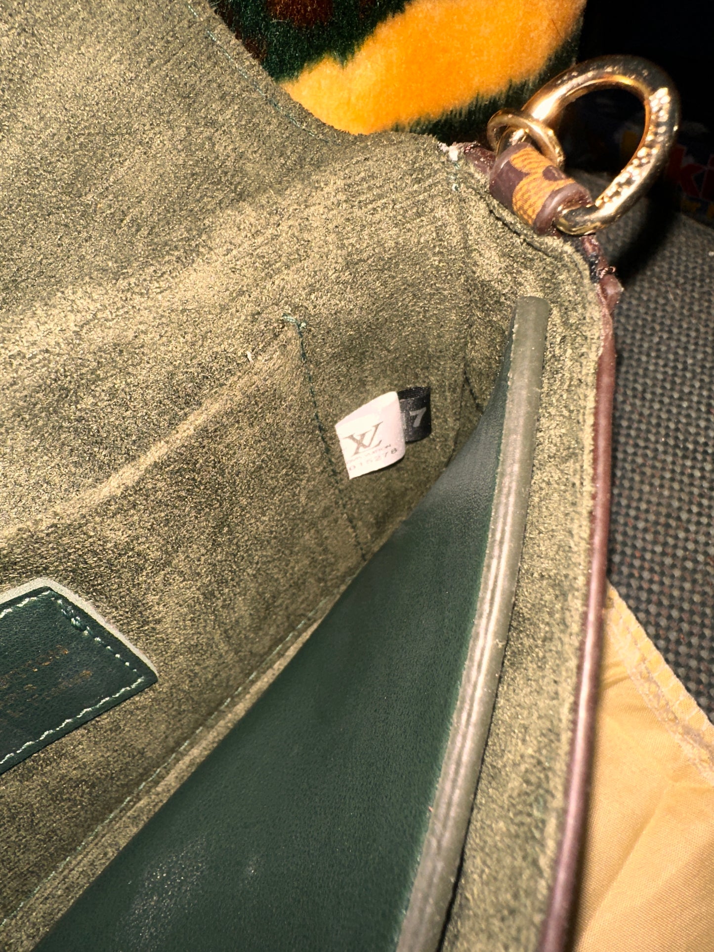 Louis Vuitton Havane Monogram Canvas Pallas Chain Crossbody Bag - Green