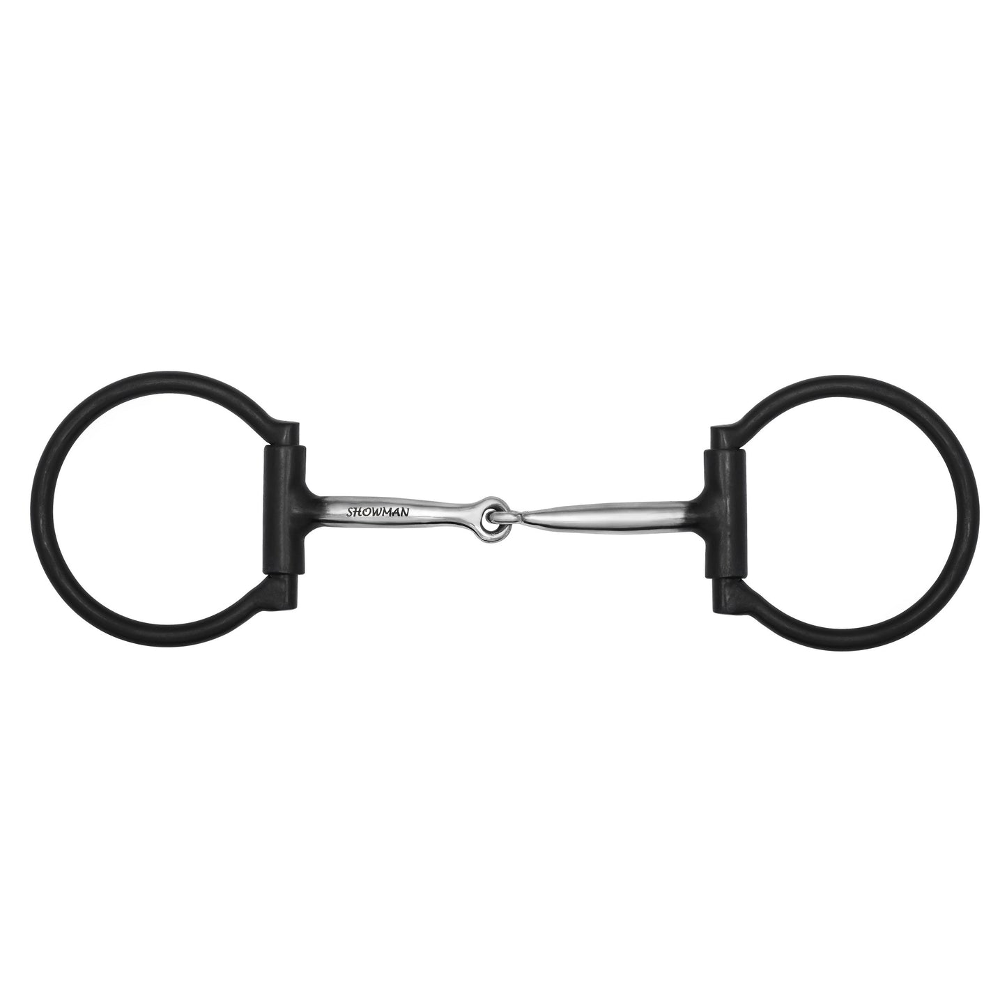 Showman Black D-Ring Smooth Single Jointed Bit JK98