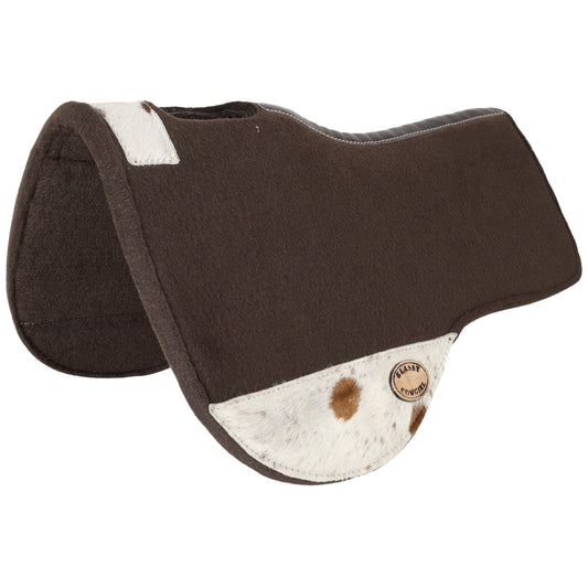 Klassy Cowgirl 28" x 30" Rodeo Hide Contoured Felt Saddle Pad KC-3933