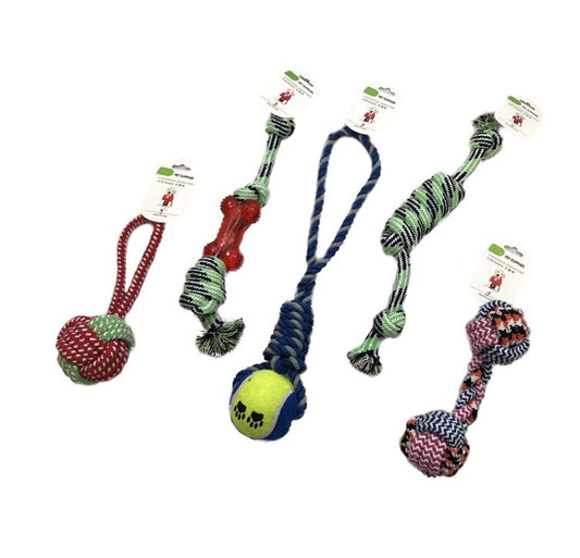 Dog Rope and Tug Toy Sold Assorted PS135