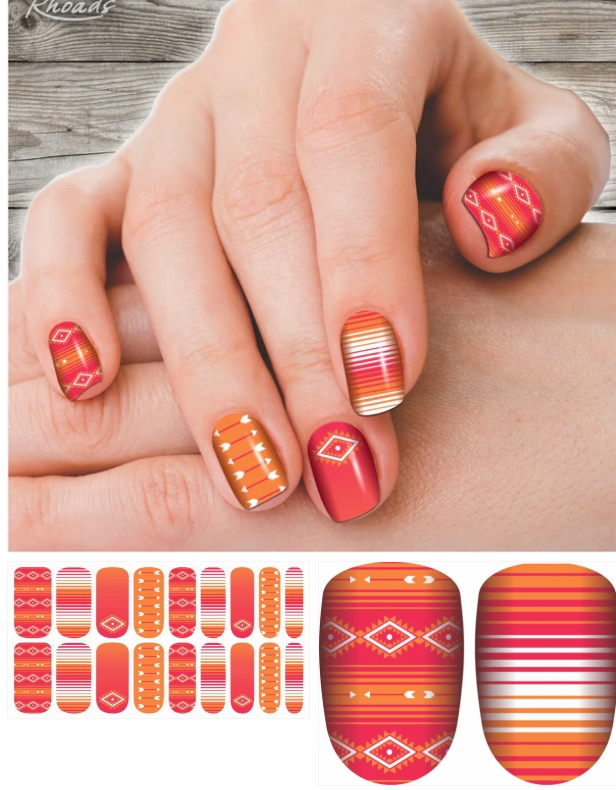 Sherbert Nail Polish Strips