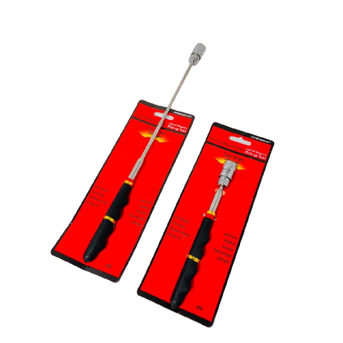 Telescopic Magnetic Pick-Up Tool with LED Light TL374