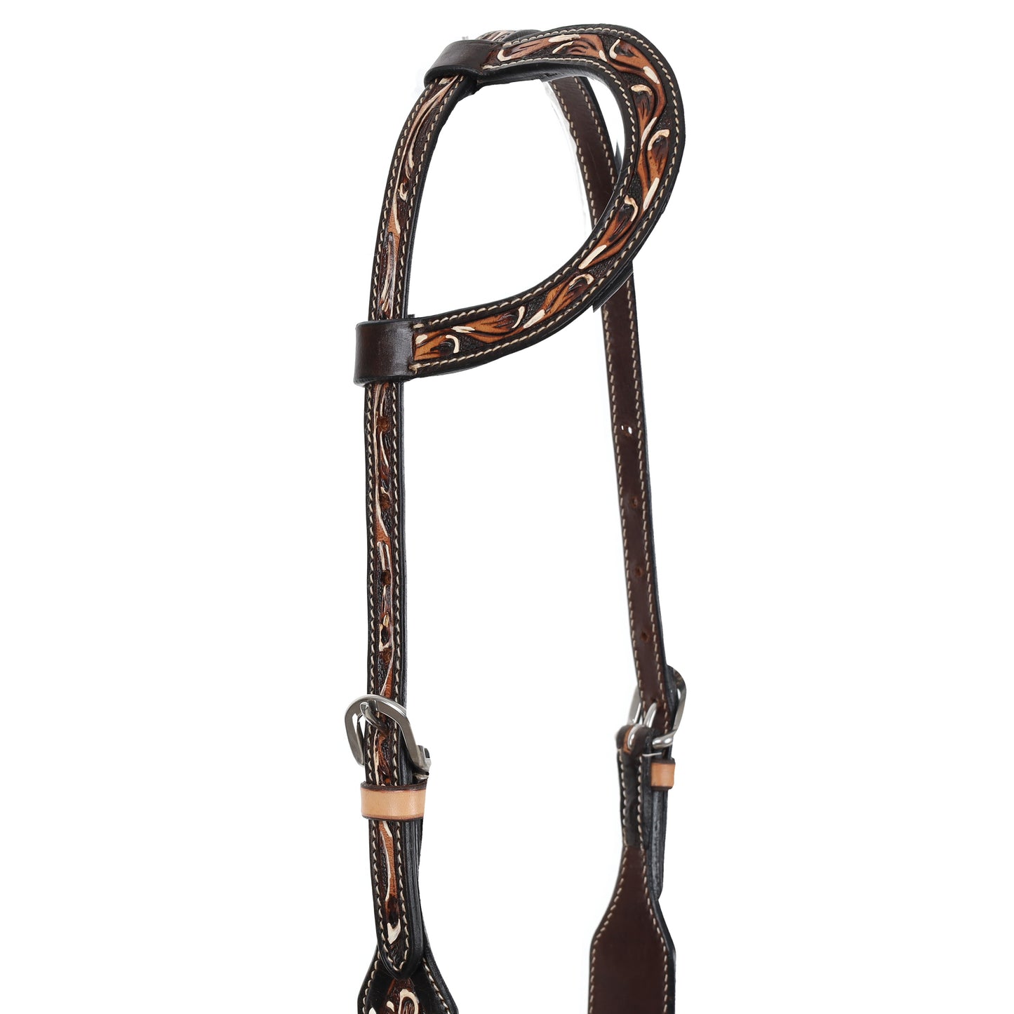 Showman Argentina Cow Leather Wildwood One Ear Headstall UA-310