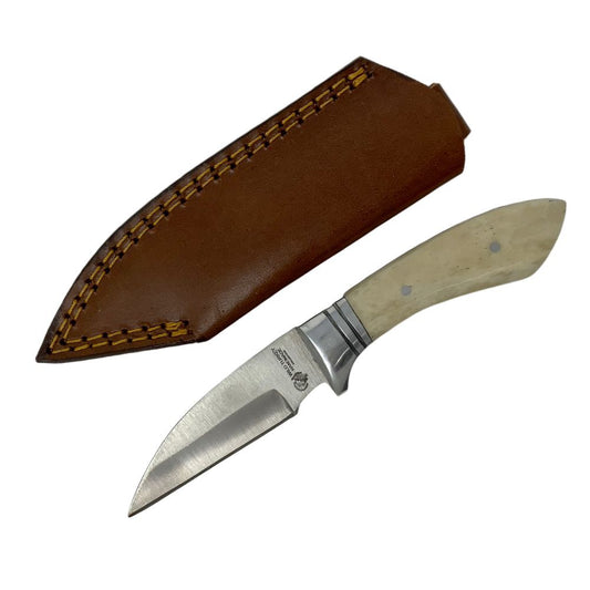 Wild Turkey Handmade Collection Skinner Blade Knife with Bone Handle WT-4025B