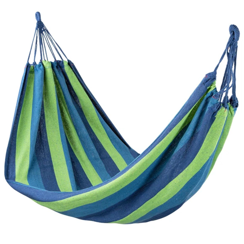 31" x 80" Portable Stripe Cloth Travel Hammock